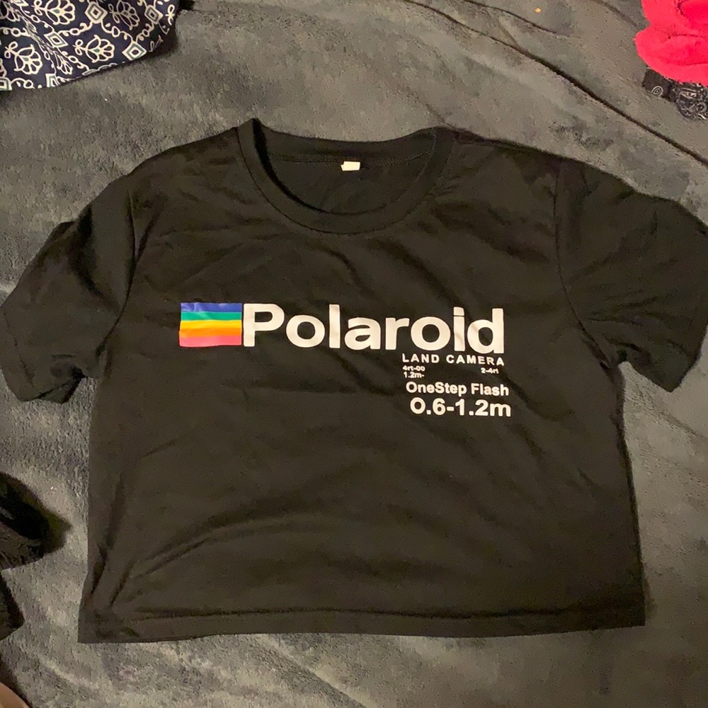 Polaroid Crop Top